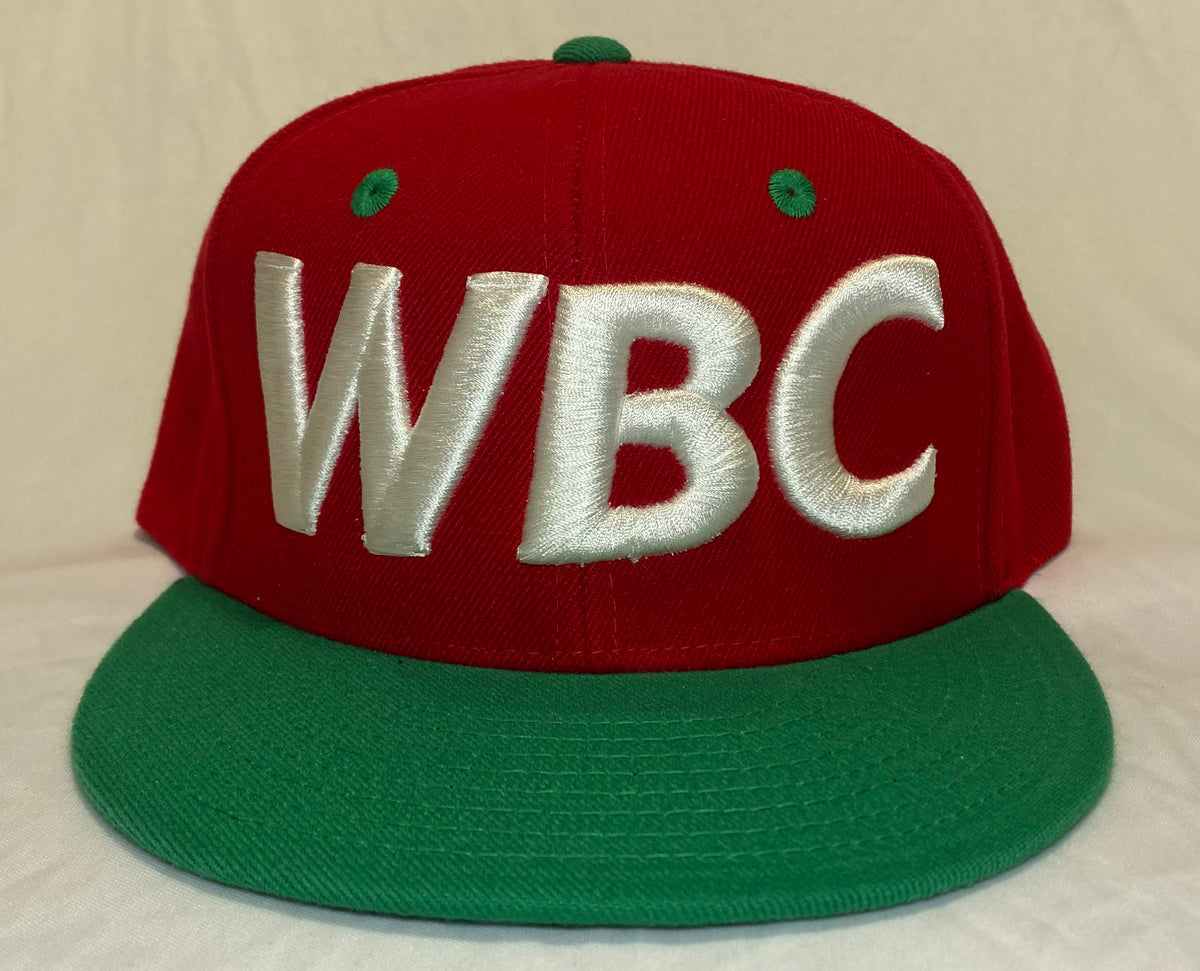 RED / GREEN WBC HAT WHITE LETTERING – F4STUDIOSSHOP